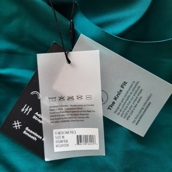 Knix V-Neck One Piece Swimsuit sz M - Picture 4 of 10